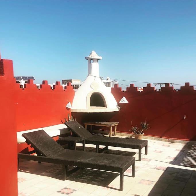 Charmant Riad Pour Familles Ou Groupes - Dar Mama Essaouira Bagian luar foto